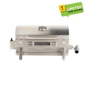 Masterbuilt Portable Propane Gas Grill with Folding Legs
