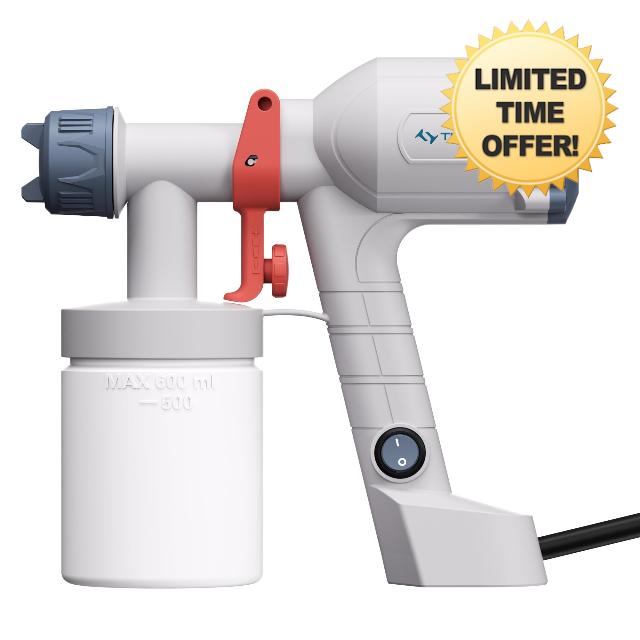 Tilswall Paint Sprayer Dreamer400 Upgraded Ultra-Light Electric Paint Spray Gun with 2 Nozzles & 4 Patterns Easy to Clean for Fences