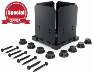 Ozco Ironwood 6x6 Post Base Kit