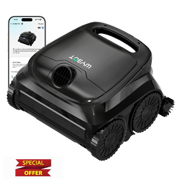 WYBOT Cordless Robotic Pool Vacuum for Inground Pools
