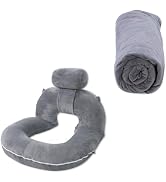 INSEN Reading Pillow Cover, Classic Grey (Upgrade-Grey)
