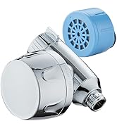 AquaCare Magneton 8-setting Magnetic Docking Hand Shower with Built-in Shower Filter - On/Off Fil...