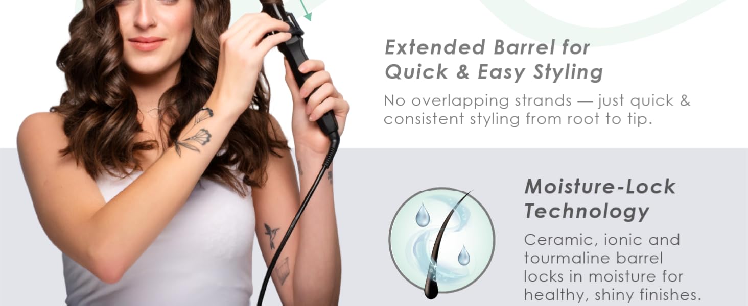 best curling wands, curling want, curling wond, 1 curling wand, beauty wand, extra long curling iron