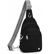 Fiiuos Anti Theft Sling Bag for Men & Women, Lightweight Puffer RFID Crossbody Bag for Travel, Co...