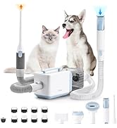iPettie Breeze B540S Dog Grooming Hair Dryer with Slicker Brush, 2-in-1 Drying & Brushing Tool, A...