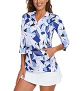 Viracy Tennis Dress Golf Dresses for Women with Shorts, Pockets Sleeveless Zip Up Stand Collar Li...