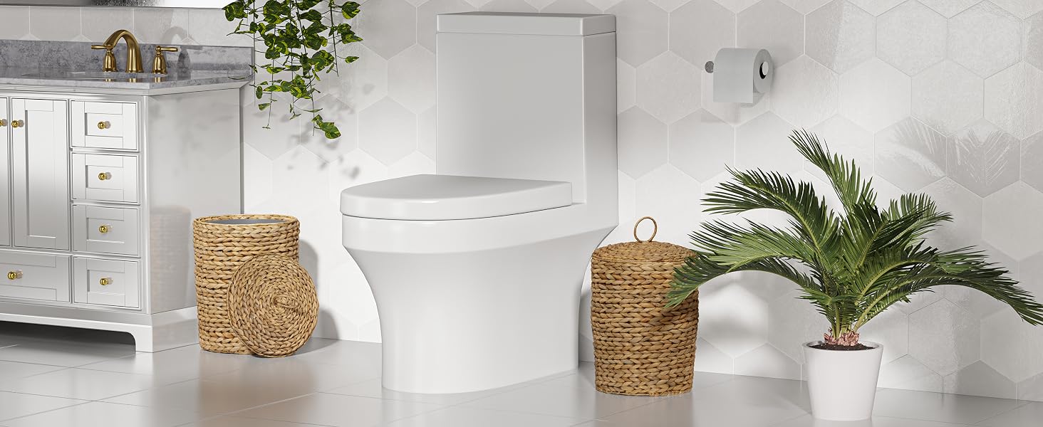 wicker trash can with lid