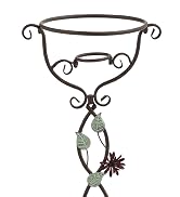 Gazing Ball Display Holder with Trident Base