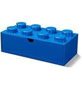 Room Copenhagen LEGO Storage Brick 4 Desk Drawer, 4-Stud Stackable Tabletop Storage Box, 6.2 x 6....