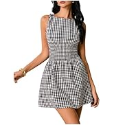 Floerns Women's Striped Button Down Blouse Long Sleeve Loose Fit Preppy Shirt