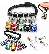 FACAINCXS Bit Holder 1/4 inch Hex Shank Screwdriver Bits Holder Extension Bar Keychain Screw Adap...