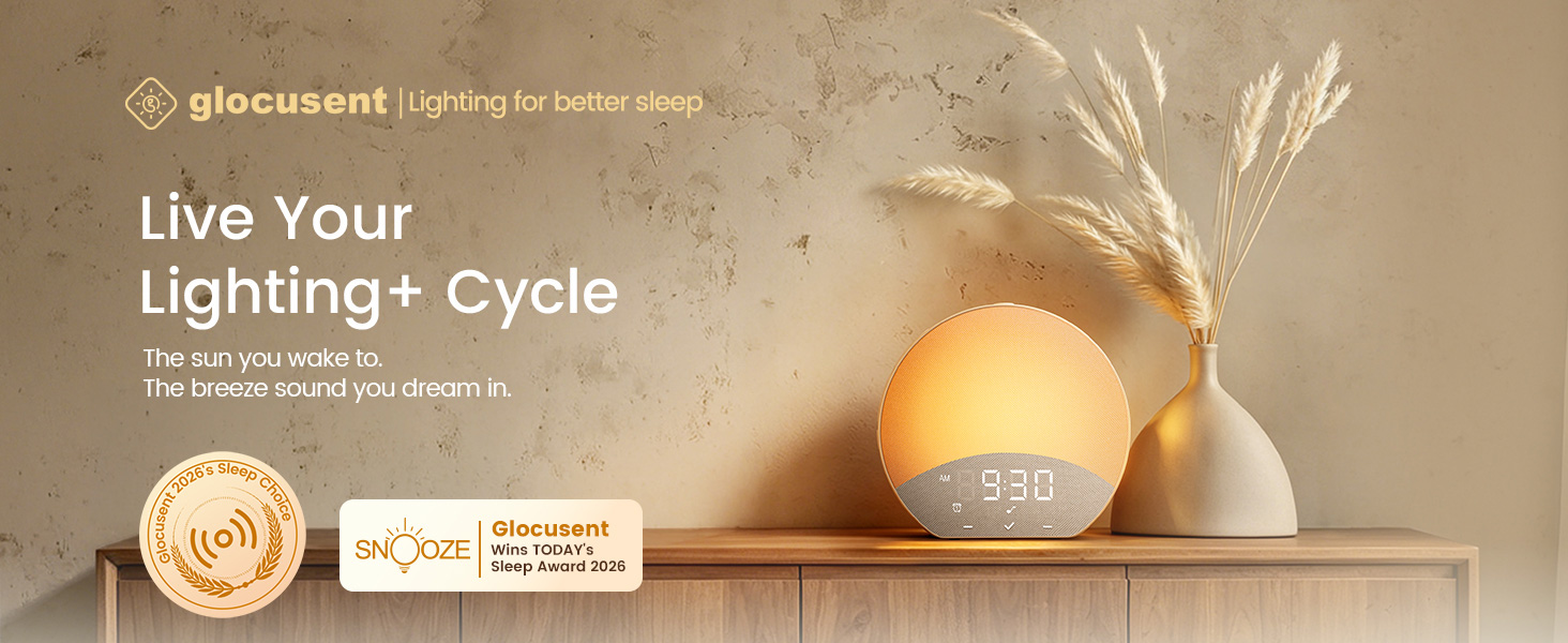 Glocusent N17 sunrise alarm clock