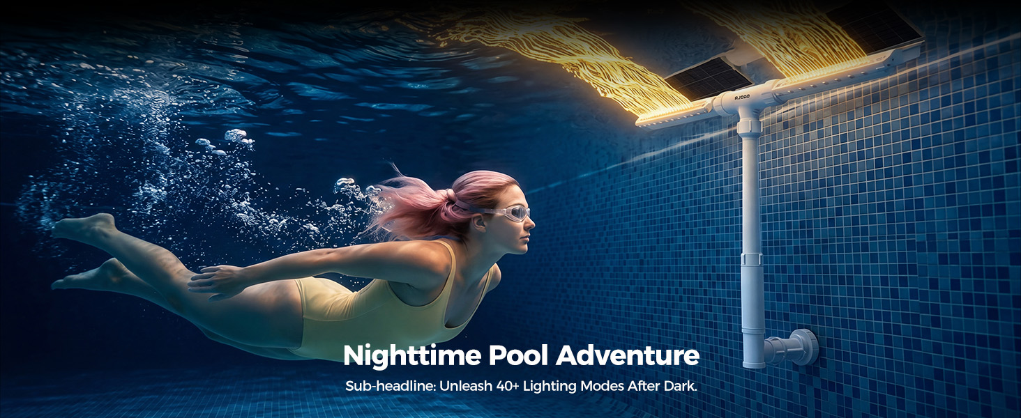 solar floating fountain for pool