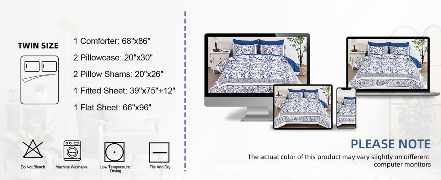 floral comforter set
