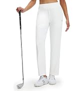 M MAELREG Women's Golf Pants Zipper Pockets Business Slacks for Work Travel Office Stretch Wrinkl...