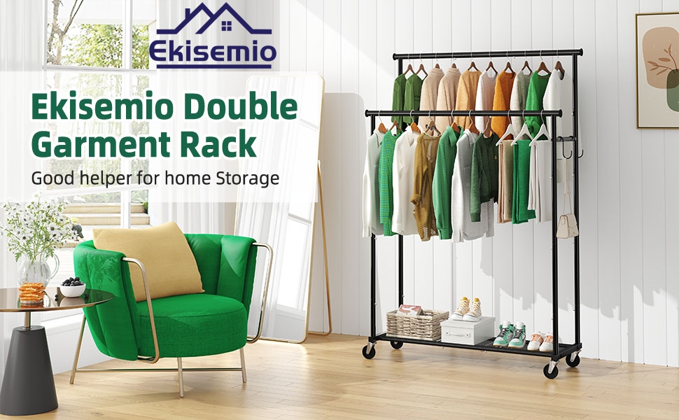 .Heavy Duty Garment Rack for Hanging Clothes