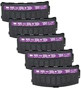 3M Versaflo HEPA & Nuisance OV Filter TR-6820N, for TR-600 PAPR, Case of 5, NIOSH Approved, Hydro...