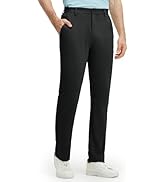 M MAELREG Golf Pants Men Lightweight Stretch Water-Resistant Business Regular Fit Mens Dress Pant...