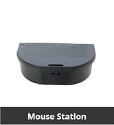 B&G - Standard Rodent Station (6 Pack & 1 Key) - Durable, Discreet Low-Profile Bait Station with ...