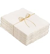 Prudiut 25 Sheets Cotton Watercolor Paper, 300 GSM, 4 x 6 inch, White, Textured, Deckled Edge, Id...