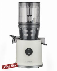 Hurom H80 Cold Press Juicer Machine — White (Marble) — Dishwasher-Safe Parts