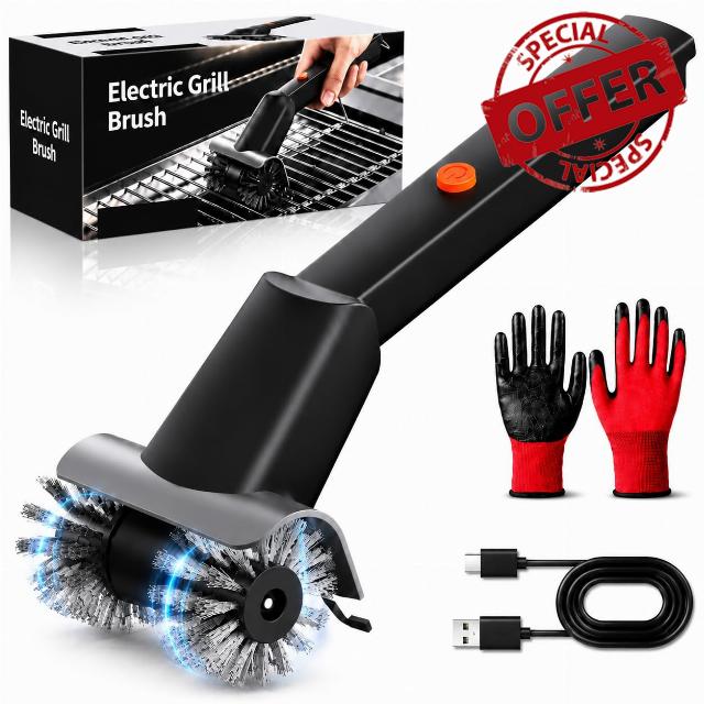 Rechargeable Electric BBQ Grill Brush