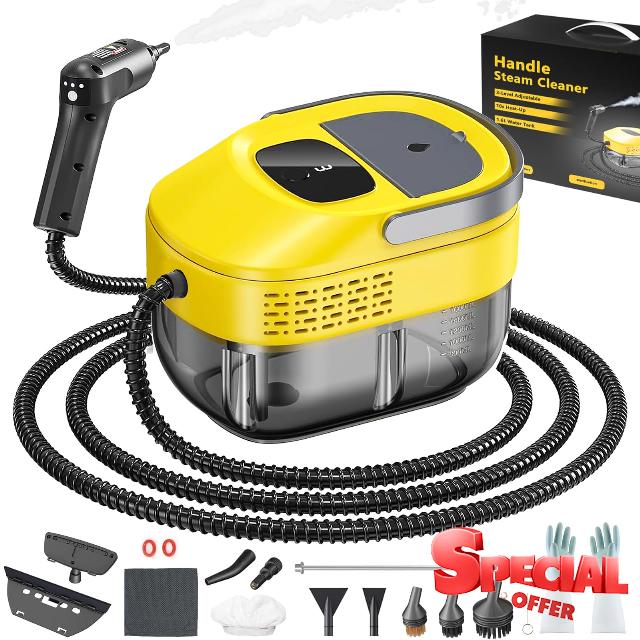 2026 New 3 Level Adjustable Pressurized Handheld Steam Cleaner for Home