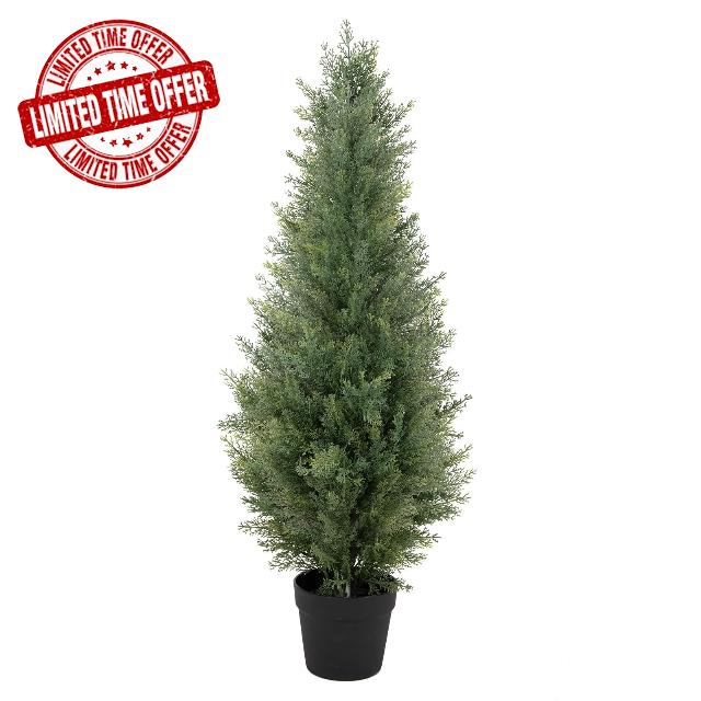 Bellacat 3ft UV Resistant Artificial Topiary Trees Outdoor