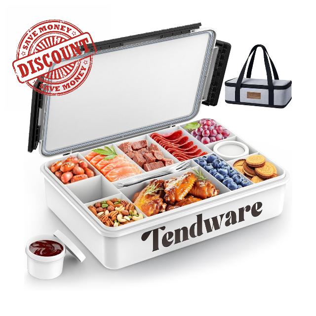 Chilled Portable Snackle Box Container with Ice Pack