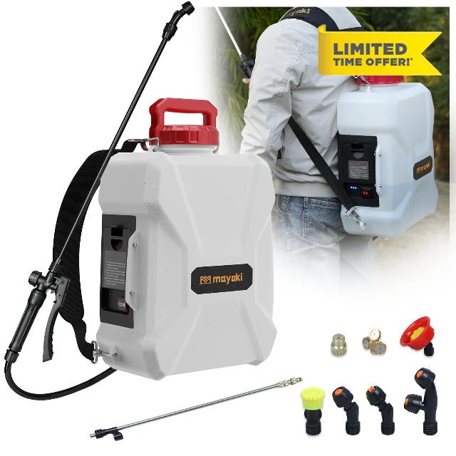 3Gallon Battery Powered Lawn Garden Sprayer Compatible with Milwaukee 18V Battery(Tool Only)