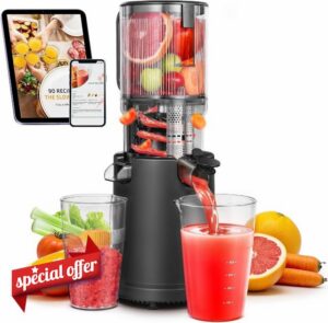 Cold Press Juicer Machines with 5.4" Wide Feed Chute