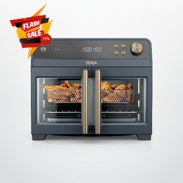 Ninja | French Door Premier Air fry Oven | 10-in-1 functions | 20.3-qt capacity | 5-qt Air Fry Basket