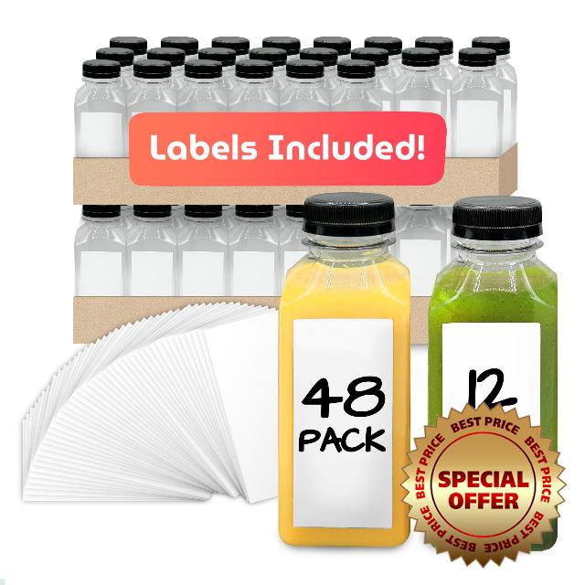 Reli. Plastic Juice Bottles (48 Pack