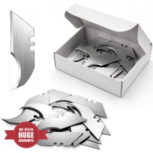 200 Pcs Concave Trimming Knife Blades