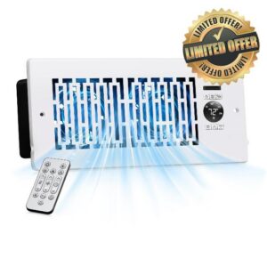 Smart Register Booster Fan Fits 4" x 10" Register Holes