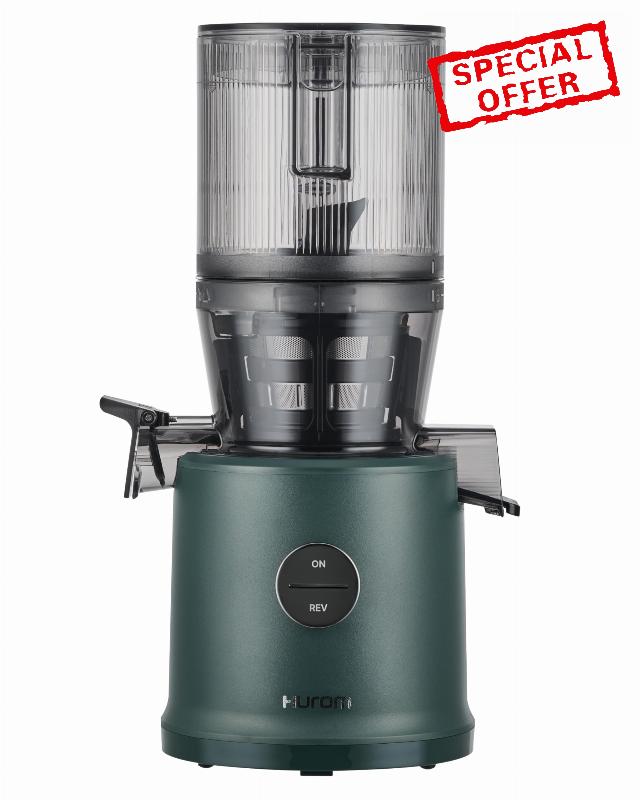 Hurom H80 Cold Press Juicer Machine — Kale — Dishwasher-Safe Parts