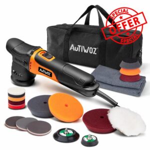 AUTIWOZ Carbon Fiber Mini Car Buffer Polisher