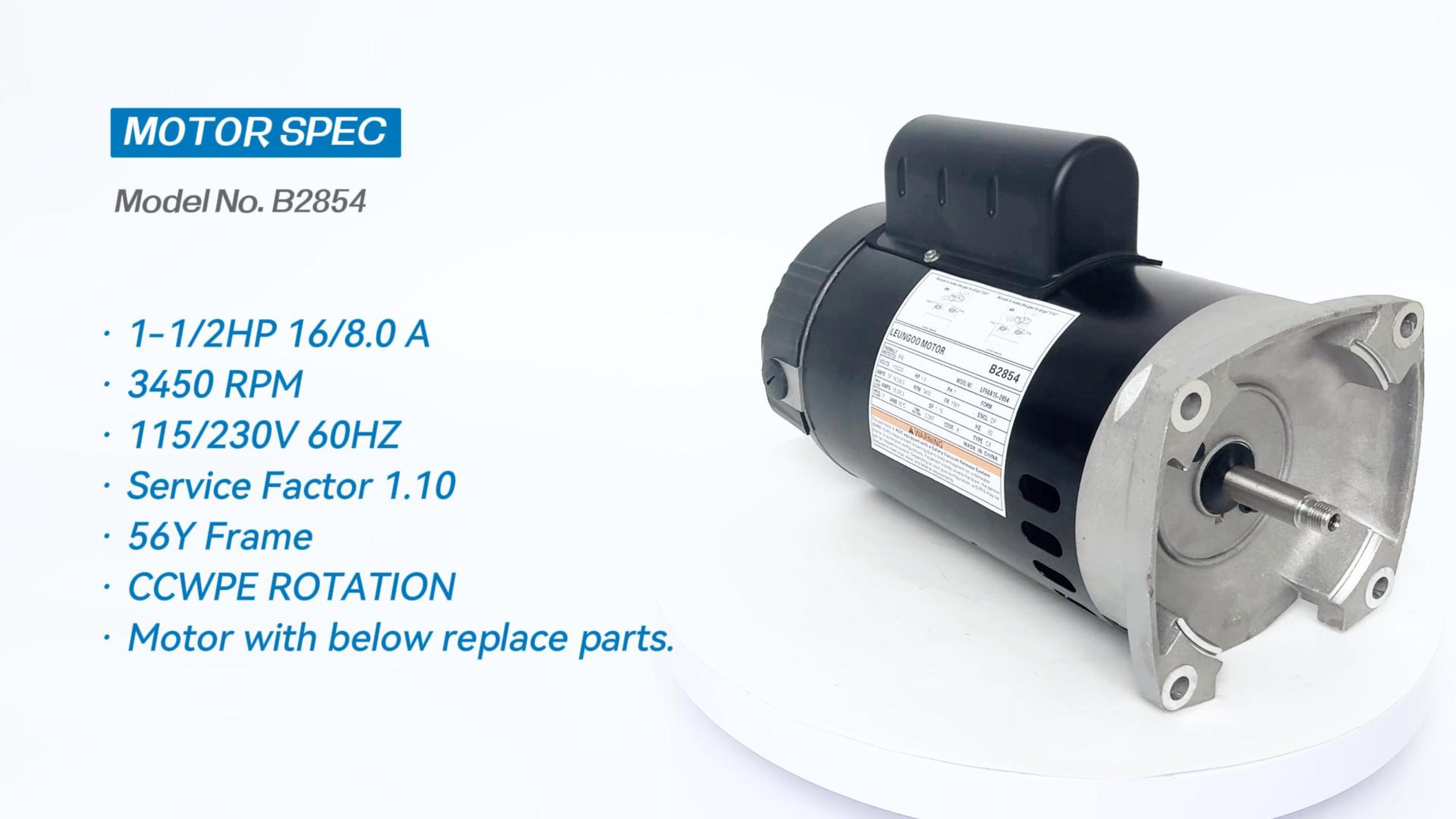 56Y Frame 1.1Service Factor