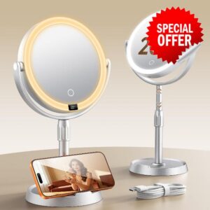 7" ABS Lighted Makeup Mirror with Lights