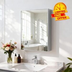 18"x 24"Bathroom Medicine Cabinet with Mirror
