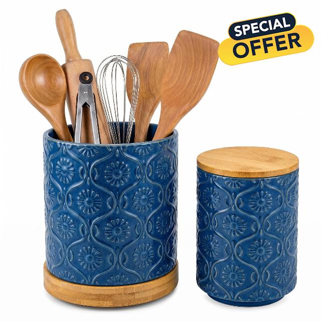 2-Pieces Utensil Holder