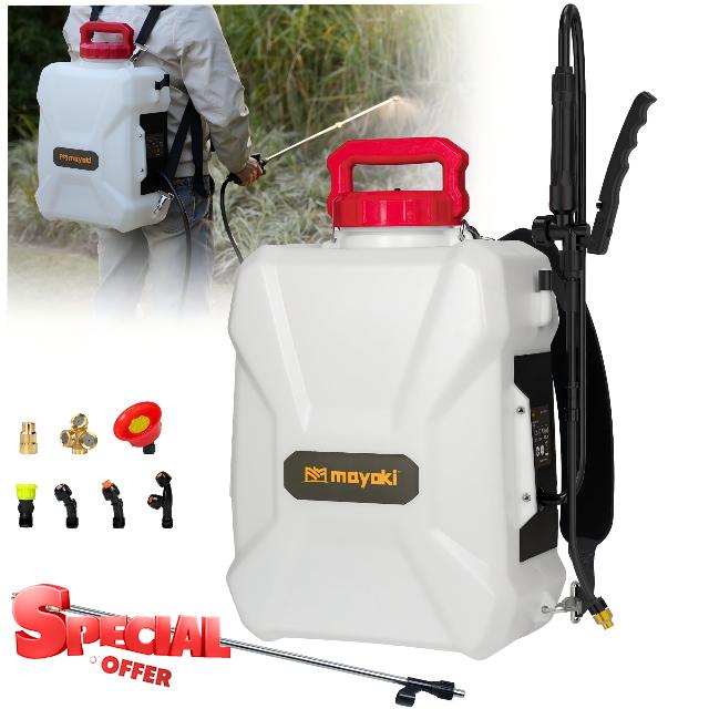 3Gal Lawn Garden Backpack Sprayer Compatible with Milwaukee 18V Battery | Tool Only