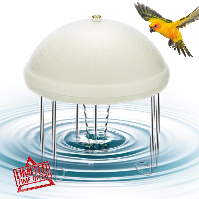 Buzzlett Upgraded Bird Bath Water Circulator
