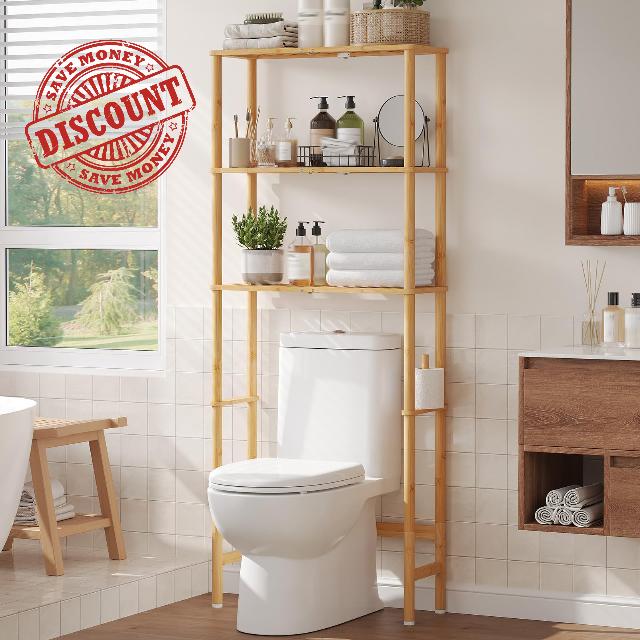 Over The Toilet Storage