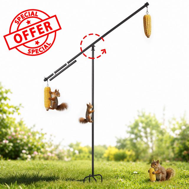 Spinning Squirrel Feeder for Outside