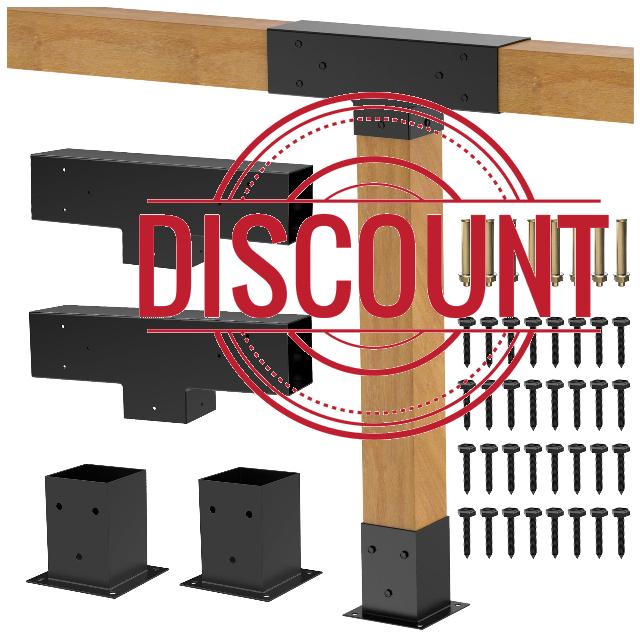 JEXALINE Pergola Kit for 4"x4" Lumber