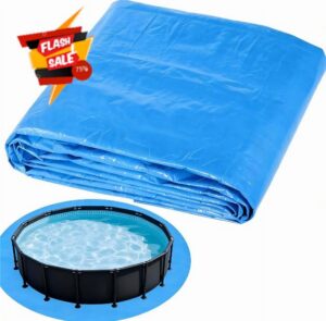 24 Ft Round Pool Tarp Swimming Pool Ground Cloth