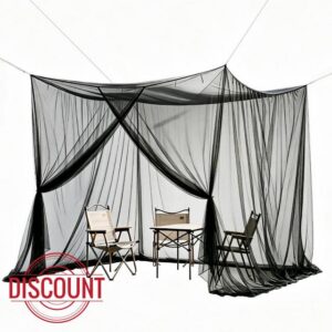 10x10ft Large Camping Mosquito Net with Hanging Ropes