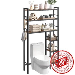 Over The Toilet Storage with Side Rack