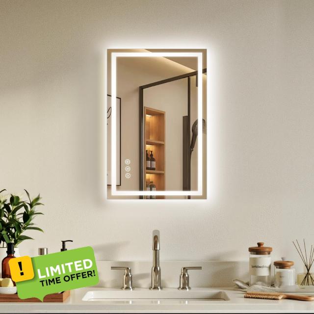 16X24 LED Bathroom Mirror with Lights